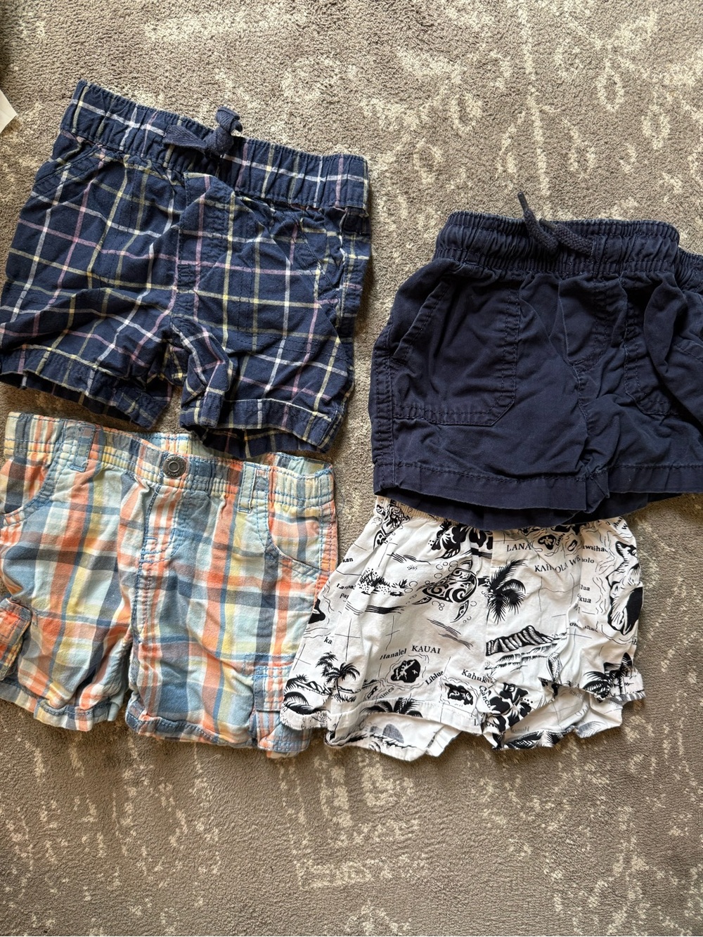 Baby boy 9 months shorts bundle 4 pairs